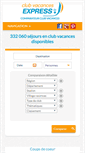 Mobile Screenshot of club-vacances-express.fr