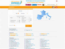 Tablet Screenshot of club-vacances-express.fr